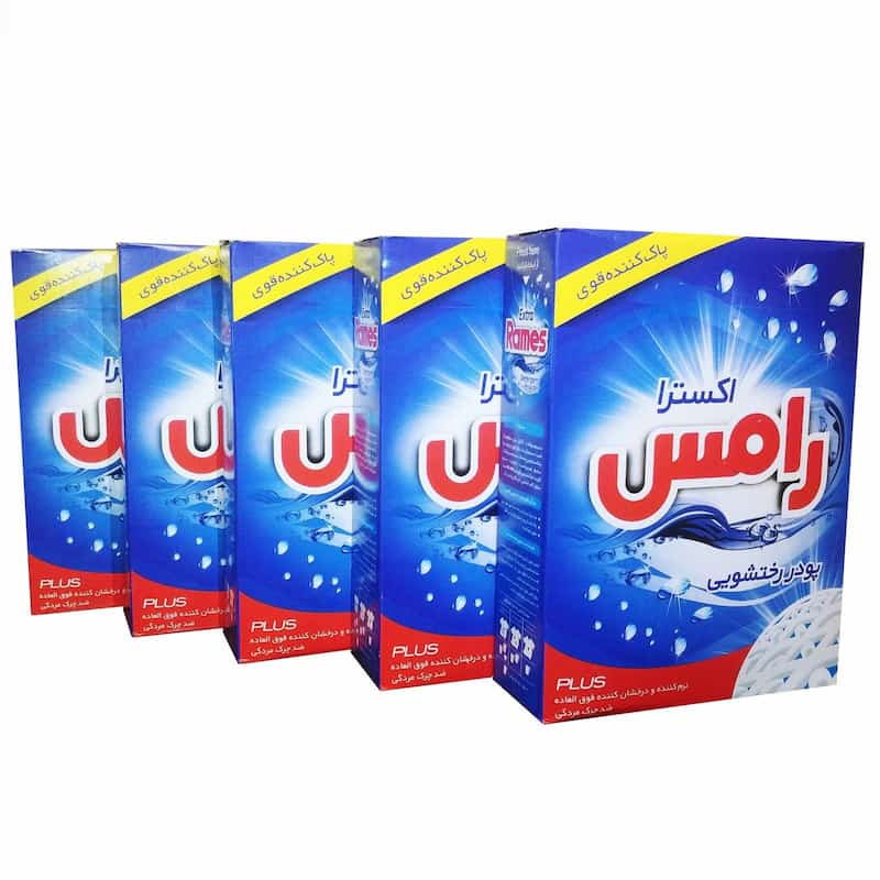پودر دستی رامس قدرت پاک کنندگی مناسب برای انواع پارچه